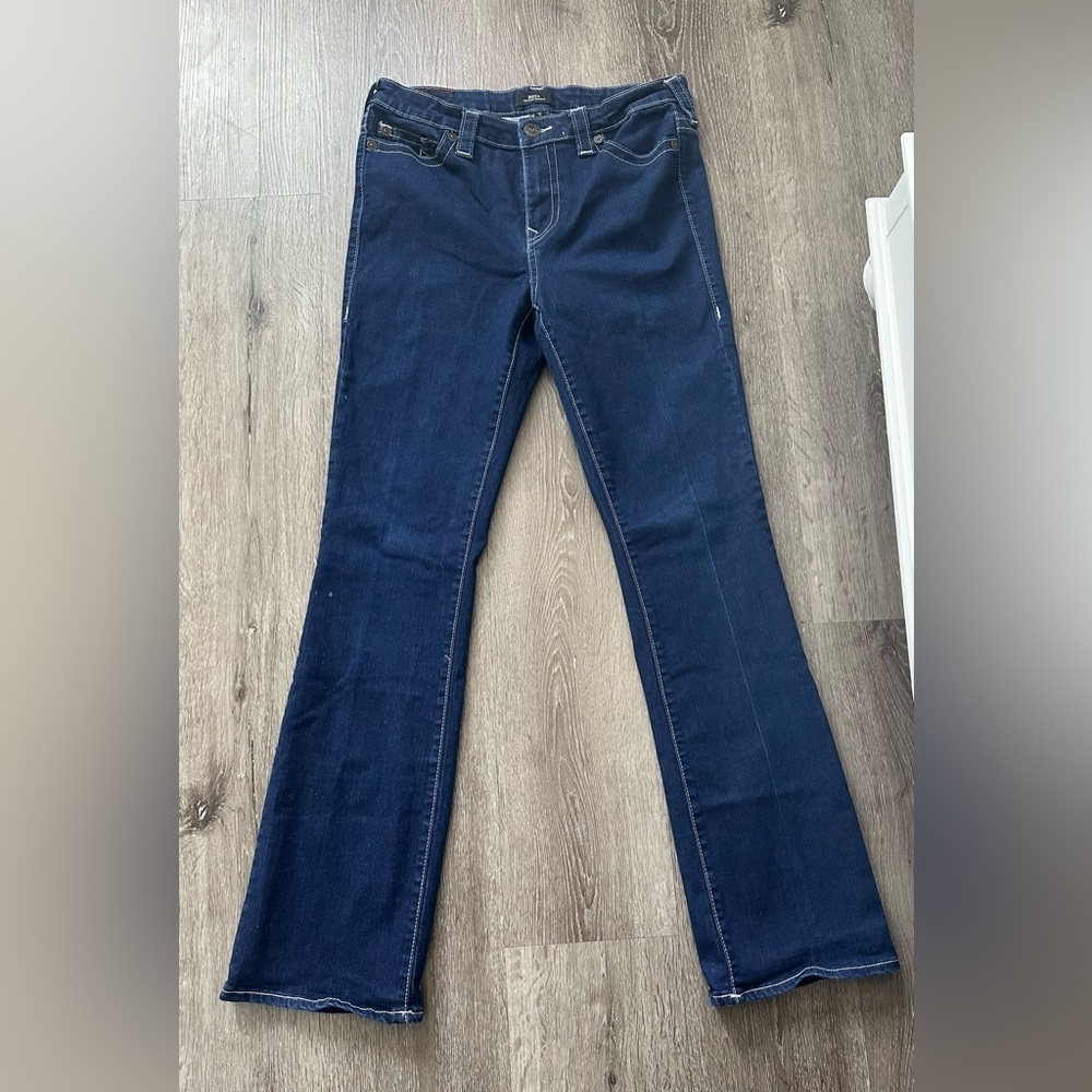 True Religion Dark Blue Flare Jeans